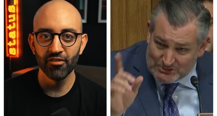 Oliver Darcy RAGES Over Sen. Ted Cruz Grilling Media Execs on 'Stolen Land' Gunk