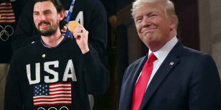 Raucous applause erupts for Olympic men's hockey team at State of the Union: 'What special champions you are!'