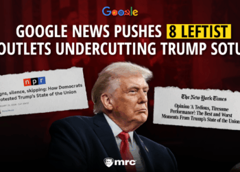 Google News Rages, Pushing Leftist Media Undercutting Trump SOTU