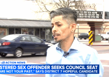 Sex Offender Runs for City Council on "Youth Safety" Platform