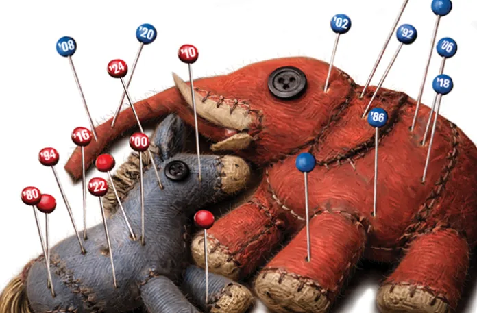 (Jason Seiler for the Washington Examiner) illustration american off rails