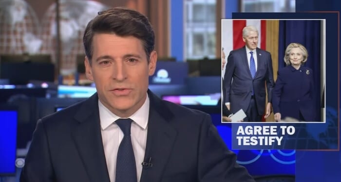 ABC, NBC Conceal Clintons’ Cave on Epstein Files Deposition