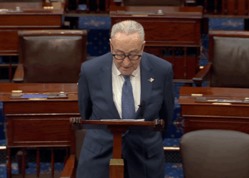 Chuck Schumer speaking on the SAVE Act