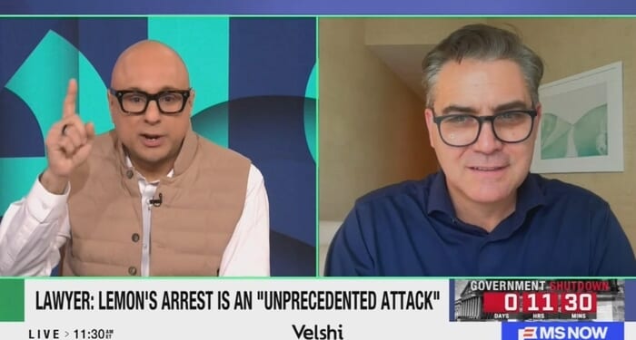 Jim Acosta Calls Don Lemon Arrest 'Dictator Stuff' On MS NOW's 'Velshi'