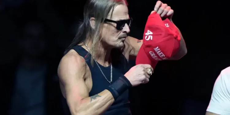 Kid Rock called out for old lyrics about 'underage' girls ahead of TPUSA alternative halftime show