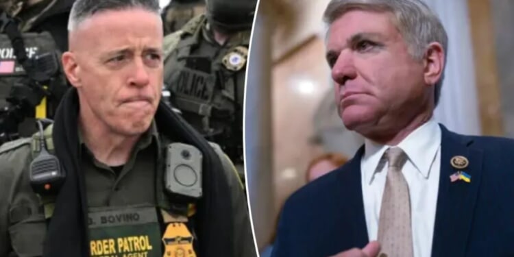 McCaul says Bovino 'crossed the line,' praises Trump for relieving him