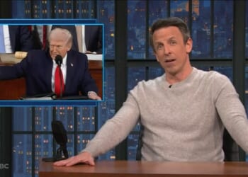 Meyers Attacks Trump For Calling Dems 'Crazy,' Trying To 'Co-opt' Hockey Team