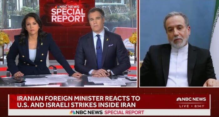 NBC Lets Iranian Foreign Minister's Fake News Go Unchallenged