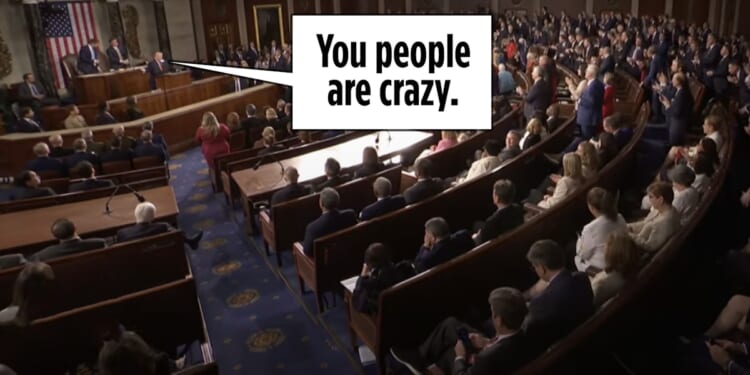 Nate Jackson: SOTU: Trump Loves America, and Democrats Hate Him for It