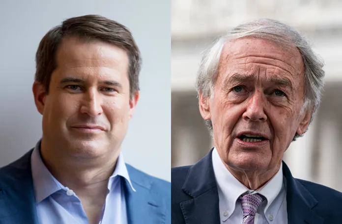 Rep. Seth Moulton (D-MA) and Sen. Ed Markey (D-MA).