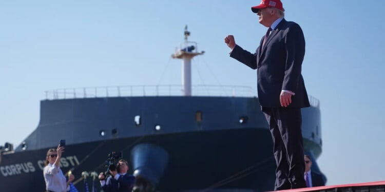 Trump two-steps around Texas primary in Corpus Christi swing