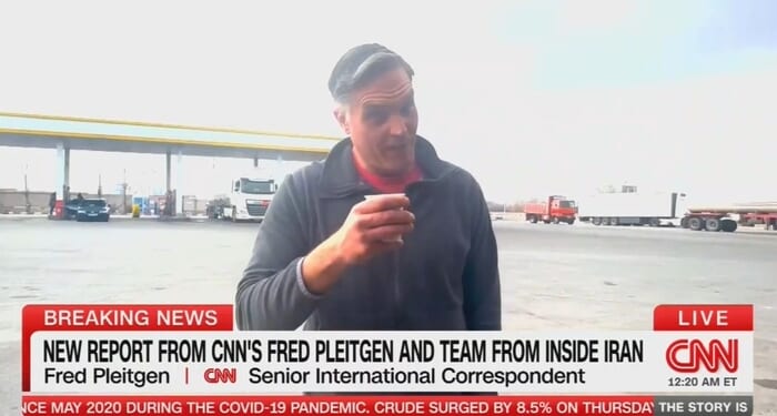 CNN Whines About ‘Unfair’ Criticism of Journo in Iran With Regime ‘Permission’