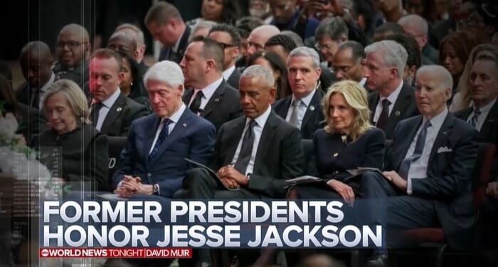 Networks Offer Joyous Jesse Jackson Funeral -- SKIP Anti-Trump Remarks