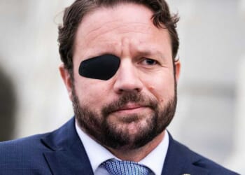 Dan Crenshaw blames voters, 'conspiracies' for humiliating loss in whiny interview with Margaret Brennan