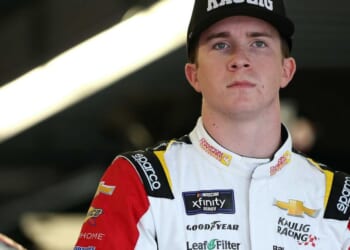 'I'm on fire!' NASCAR indefinitely suspends driver for using 'gay voice'