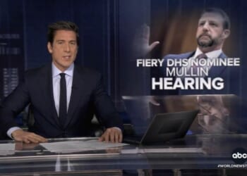 ABC, NBC Tout ‘Contentious Hearing’ for DHS Pick Mullin, Who Has ‘Anger Issues’