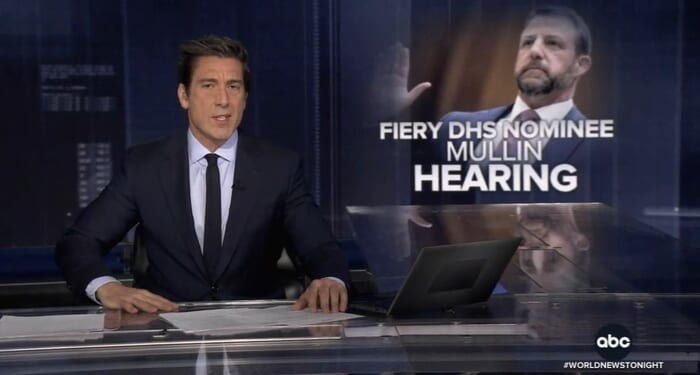 ABC, NBC Tout ‘Contentious Hearing’ for DHS Pick Mullin, Who Has ‘Anger Issues’