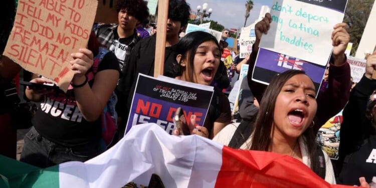 Welcome to the new high-school activism: One side chants, the other gets punished