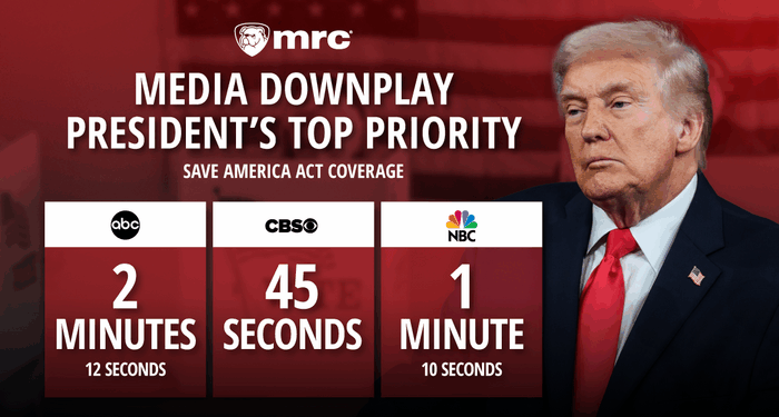 ABC/CBS/NBC Mostly Ignore Trump’s Popular SAVE America Act