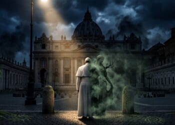 Pope Leo as Woke Pachamama Agent