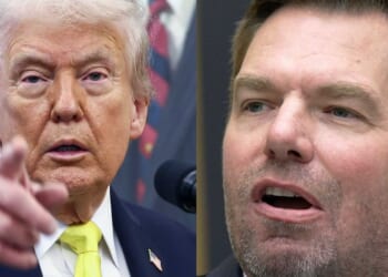 Swalwell lashes out at Trump after FBI reportedly looks to release files on his alleged Chinese spy scandal