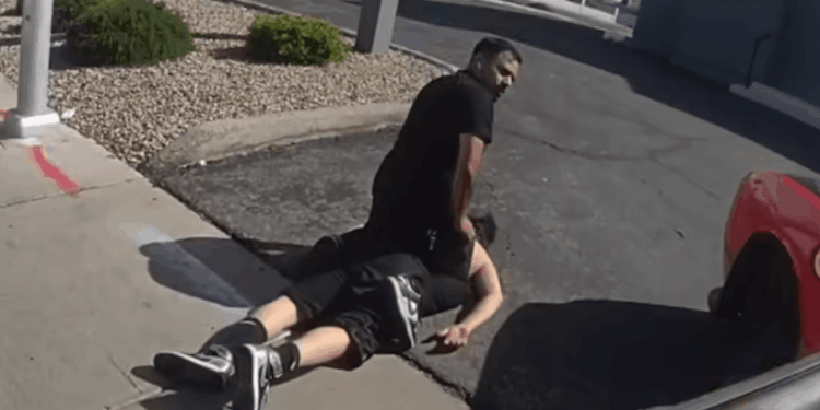 Video: Check out what led to motorist taking down domestic violence strangulation suspect on the run from cops