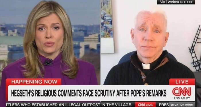CNN Priest and Brown Attack 'Unqualified' Hegseth's Use of Christian Language
