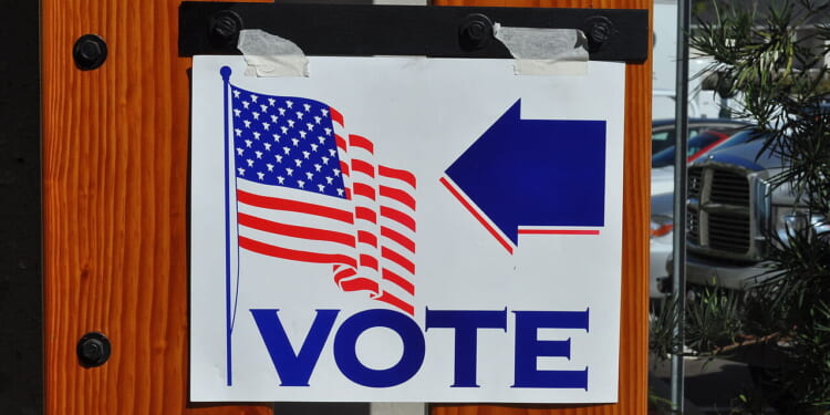 Voting sign