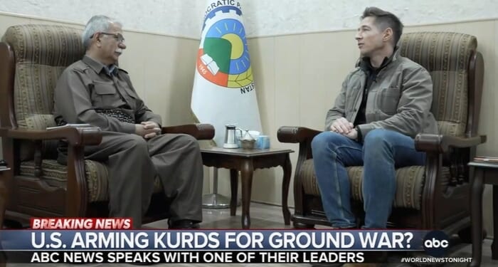 ABC Accosts Iranian Kurd Chief With Forced “Forever War” Narrative