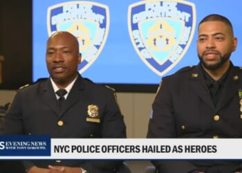 CBS Evening News Spotlights Hero NY Cops