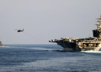 Coalition to send warships to Hormuz while US bombs shoreline, Trump says