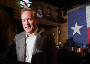 Dallas police arrest man outside Ken Paxton election night party