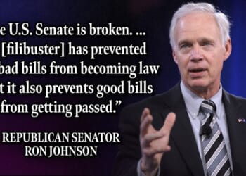 Douglas Andrews: Is Ron Johnson Right About the Filibuster?
