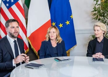 JD Vance, EU President der Leyen