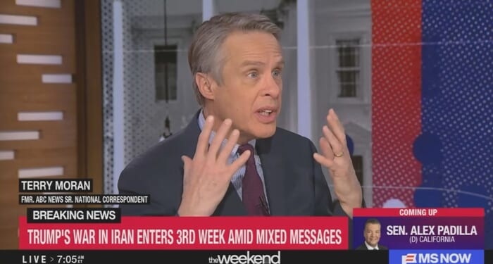 Ex-ABC Reporter Terry Moran: Trump's In ‘Terrible Spot’: Iran’s Got…Speedboats!