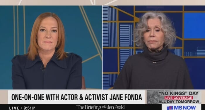 Fonda Suggests Second Trump Term Is Worse Than Jim Crow
