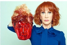 Kathy Griffin Trump severed head 2017