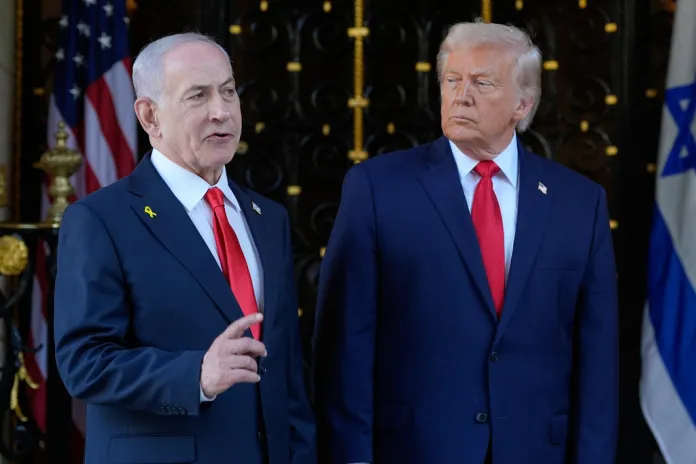 President Donald Trump and Israeli Prime Minister Benjamin Netanyahu.
