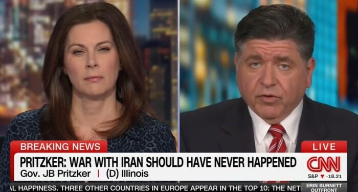 JB Pritzker Says Trump Has Dementia, CNN's Erin Burnett Doesn't Push Back a Bit