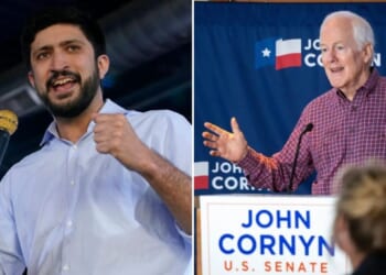John Cornyn and Greg Casar clash over DHS funding at Austin airport