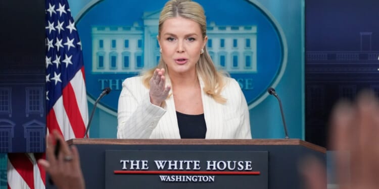 Karoline Leavitt denies MAGA divisions over Iran war