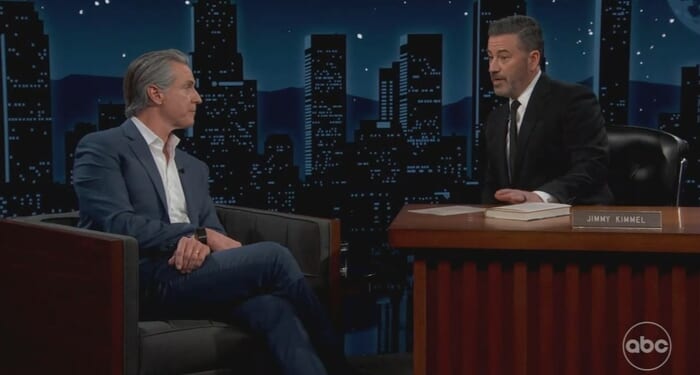 Kimmel, Newsom Denounce 'California Derangement Syndrome'