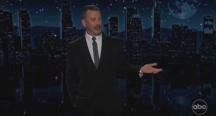 Kimmel Suggests Trump Is a Hypocrite For Condemning Iran For Shooting Protestors