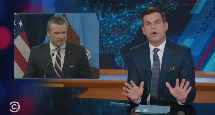 Kosta Mocks And Condemns Hegseth For Saying Iran War 'Is Not a Fair Fight'