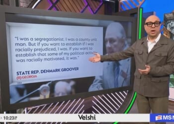 MS NOW Mislabels Segregationist Democrat as a Republican