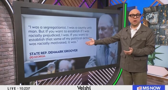 MS NOW Mislabels Segregationist Democrat as a Republican