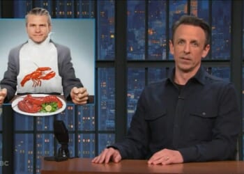 Meyers Joins Fellow Clueless Comedians In Attacking Pentagon's Food Spending