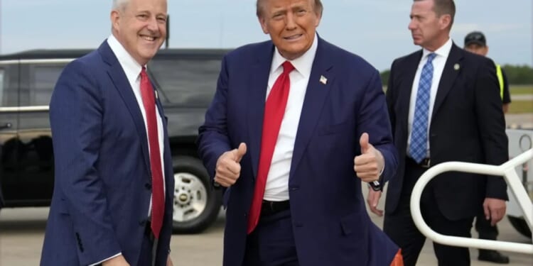 Michael Whatley sticks close to Trump in NC Senate race