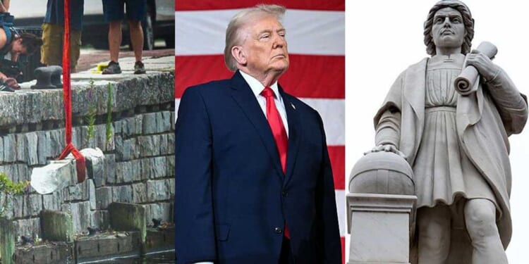 'Monuments matter': Christopher Columbus statue standing tall once again even after radicals did their worst