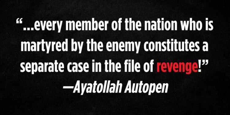 Nate Jackson: Iran's Supreme, Impotent, Wounded Dunce
